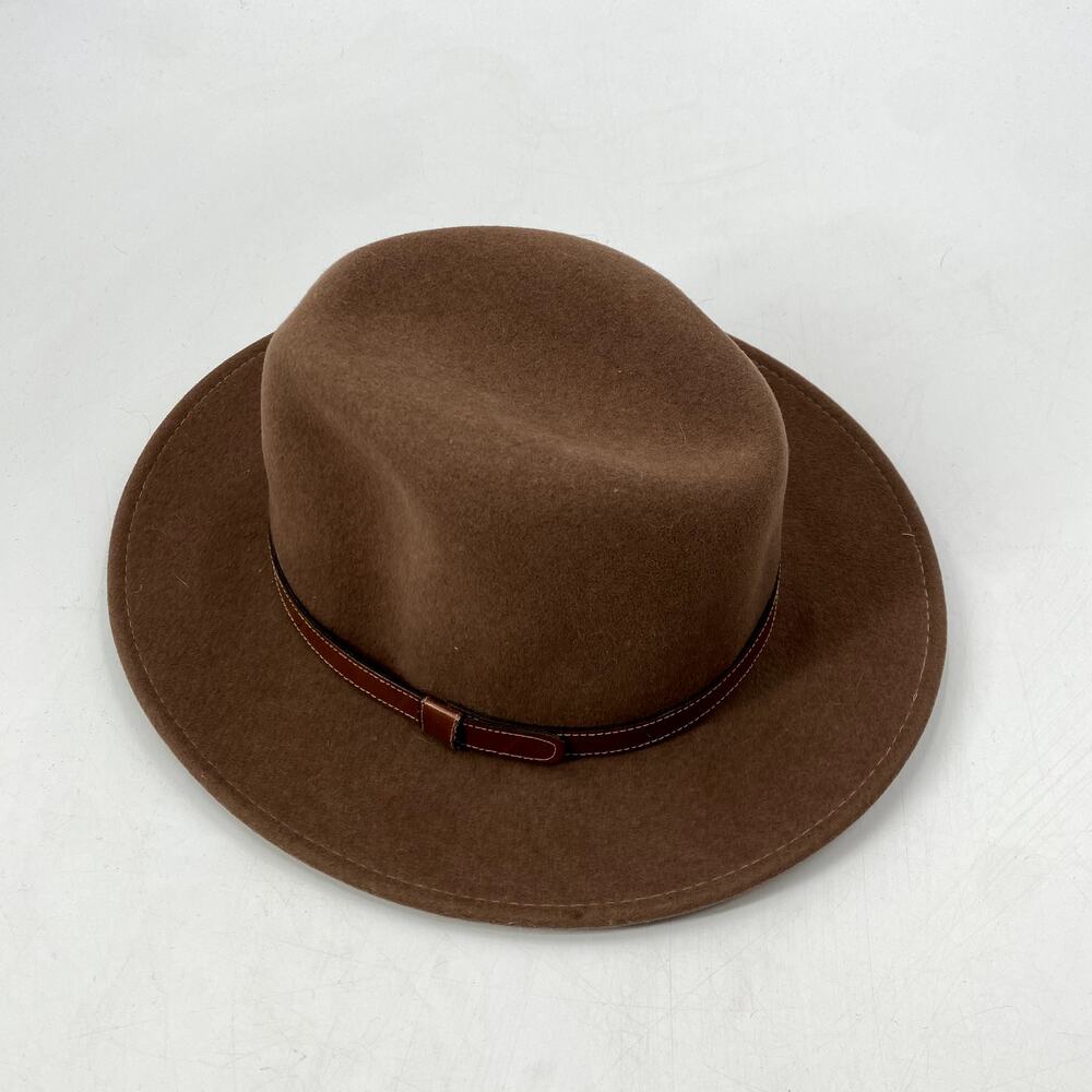 Dorfman Pacific Brown Wool Hat